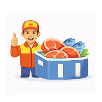 Доставка свіжого м'яса та риби