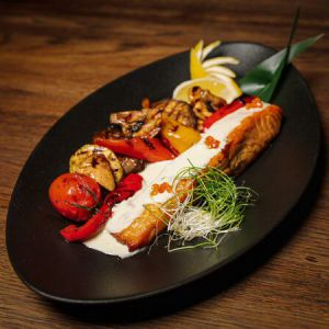 Филе лосося гриль