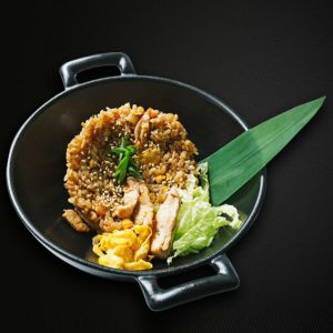 Тяхан с курицей