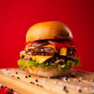 Дабл Дьябло бургер