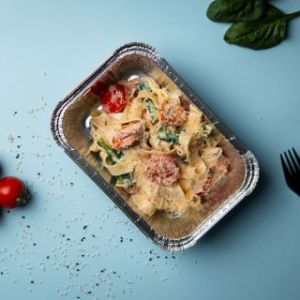 Фетучіні з лососем