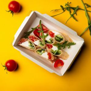 Млинці з лососем