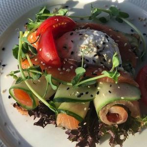 Скрембл зі с/с лососем