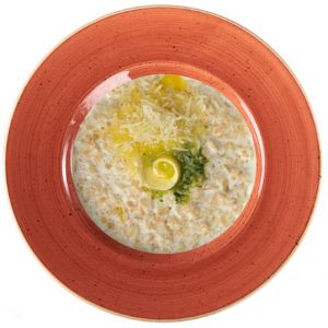 Вівсяна каша з беконом