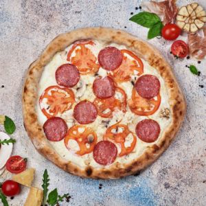 Піца Салямі та фунгі 40 см