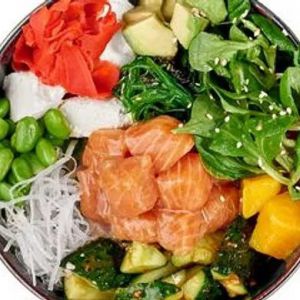 Боул з лососем