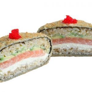 Суші бургер з лососем