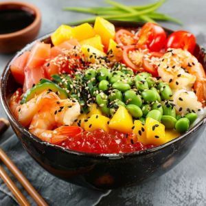 Боул з морепродуктами