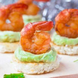 Гуакамоле з креветками