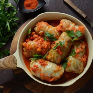 Голубці із капустяного листя