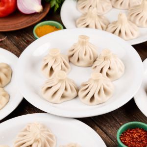 Хінкалі з грибами та сиром