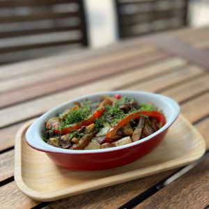 Оджахурі з грибами