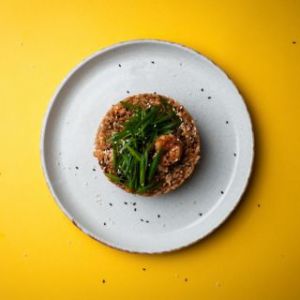 Тяхан з креветкою