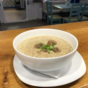 Крем-суп грибний