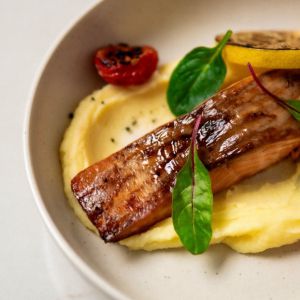 ЛОСОСЬ З ВЕРШКОВИМ ПЮРЕ