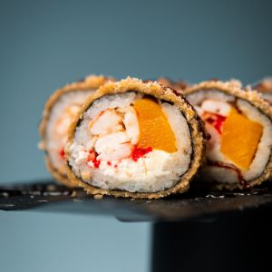 Гарячий креветка-манго