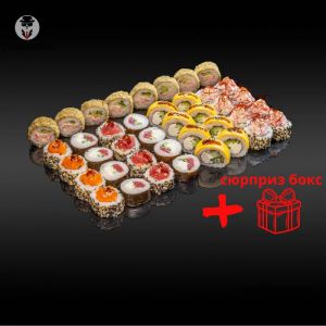 Сет Засмаглий лось 1,2 кг+сюрприз бокс