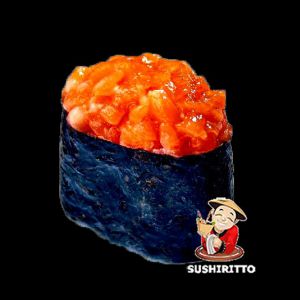 Гункан із лососем