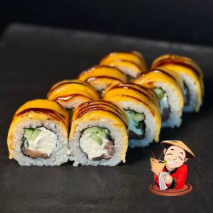 Чіз рол з копченим лососем