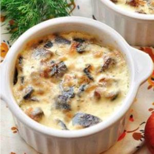 Жульєн з куркою і грибами