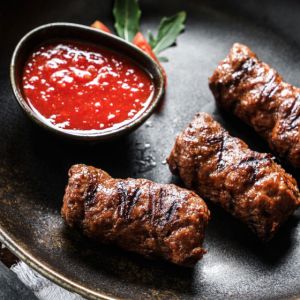 Мититеи з соусом аджика