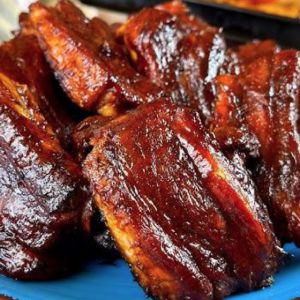 Свинячі реберця в глазурі