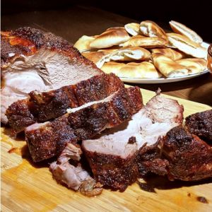 Свиняча шия на грилі