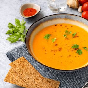 Крем суп із сочевиці