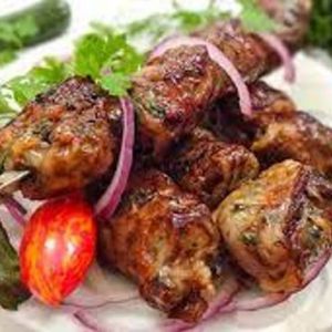 Печінка бараняча на мангалі (100 гр/ 1 кг)